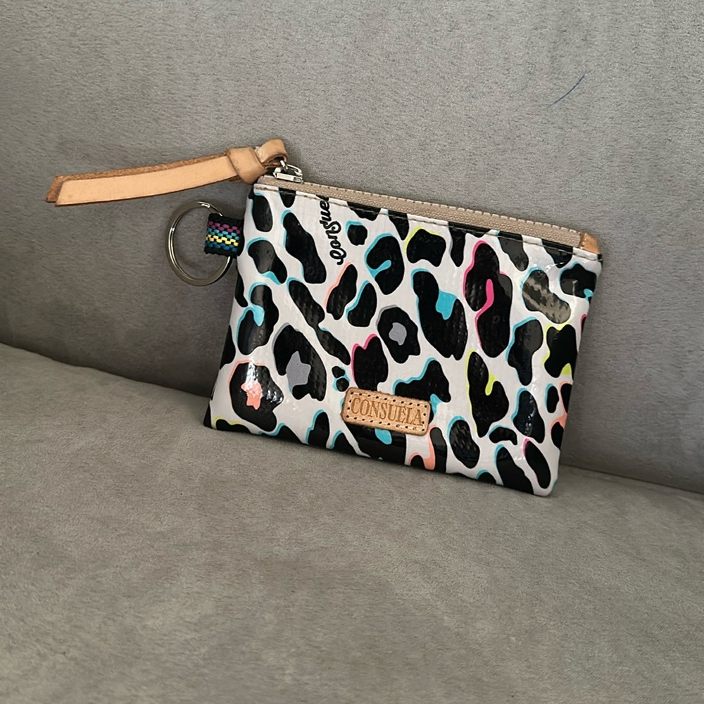 Consuela Coin Purse - Great condition. Holds cards and has key chain option.